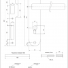 Замок врезной Apecs 2223/60-AC